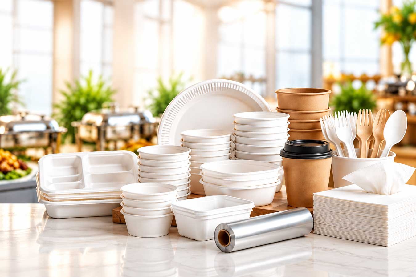 Disposable Tableware: A Convenient Choice for Catering