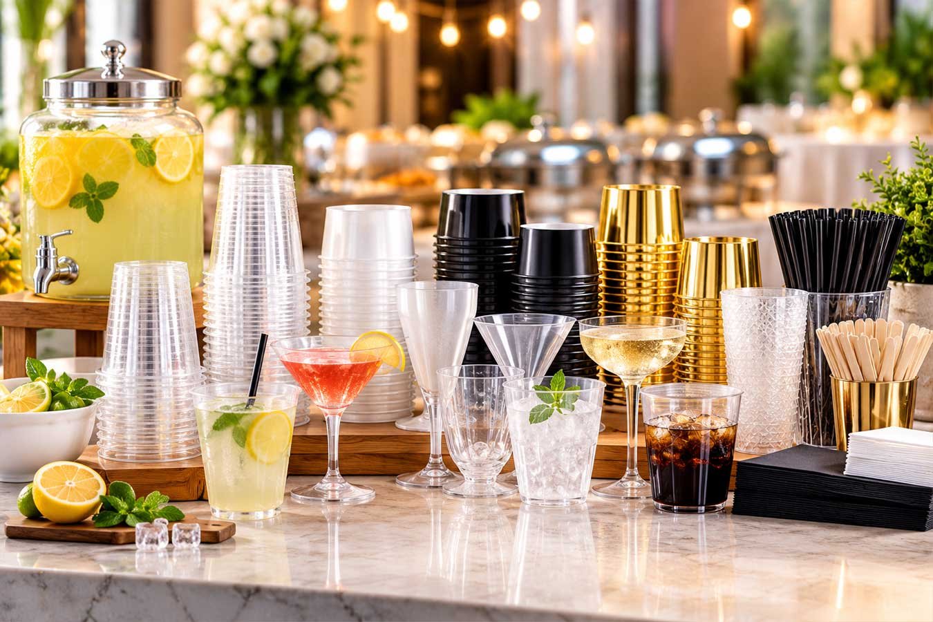 Choosing the Right Disposable Barware for Every Occasion